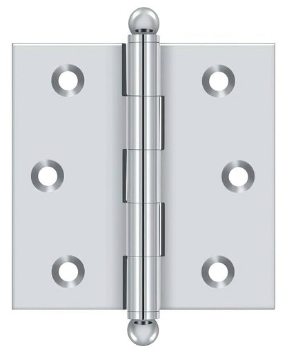 Deltana CH2525 2-1/2" x 2-1/2" Hinge with Ball Tip Finials