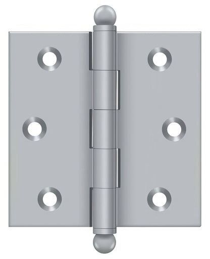 Deltana CH2525 2-1/2" x 2-1/2" Hinge with Ball Tip Finials