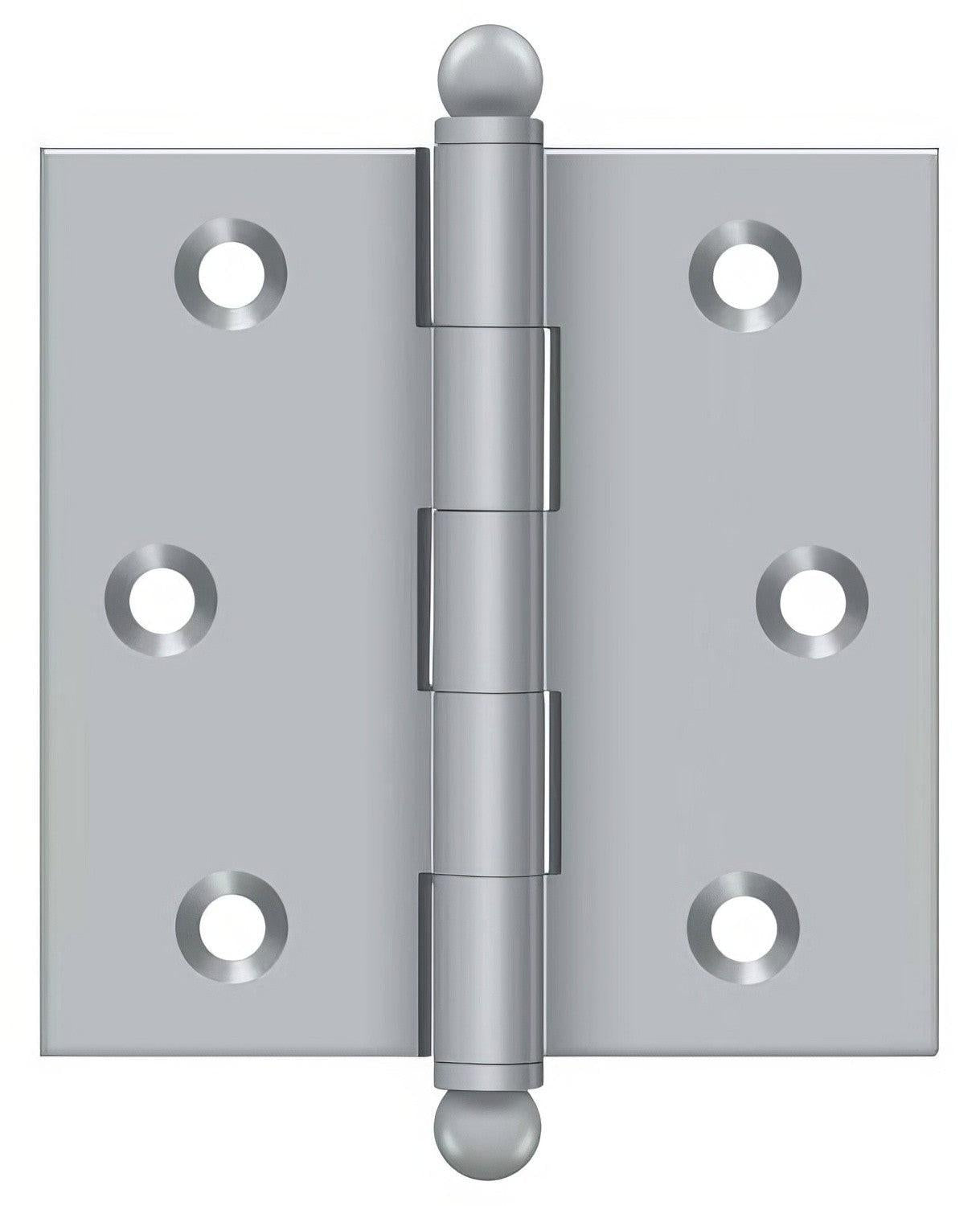 Deltana CH2525 2-1/2" x 2-1/2" Hinge with Ball Tip Finials