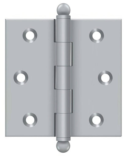 Deltana CH2525 2-1/2" x 2-1/2" Hinge with Ball Tip Finials