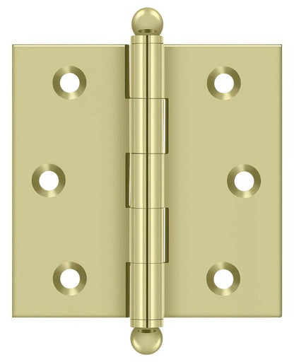 Deltana CH2525 2-1/2" x 2-1/2" Hinge with Ball Tip Finials