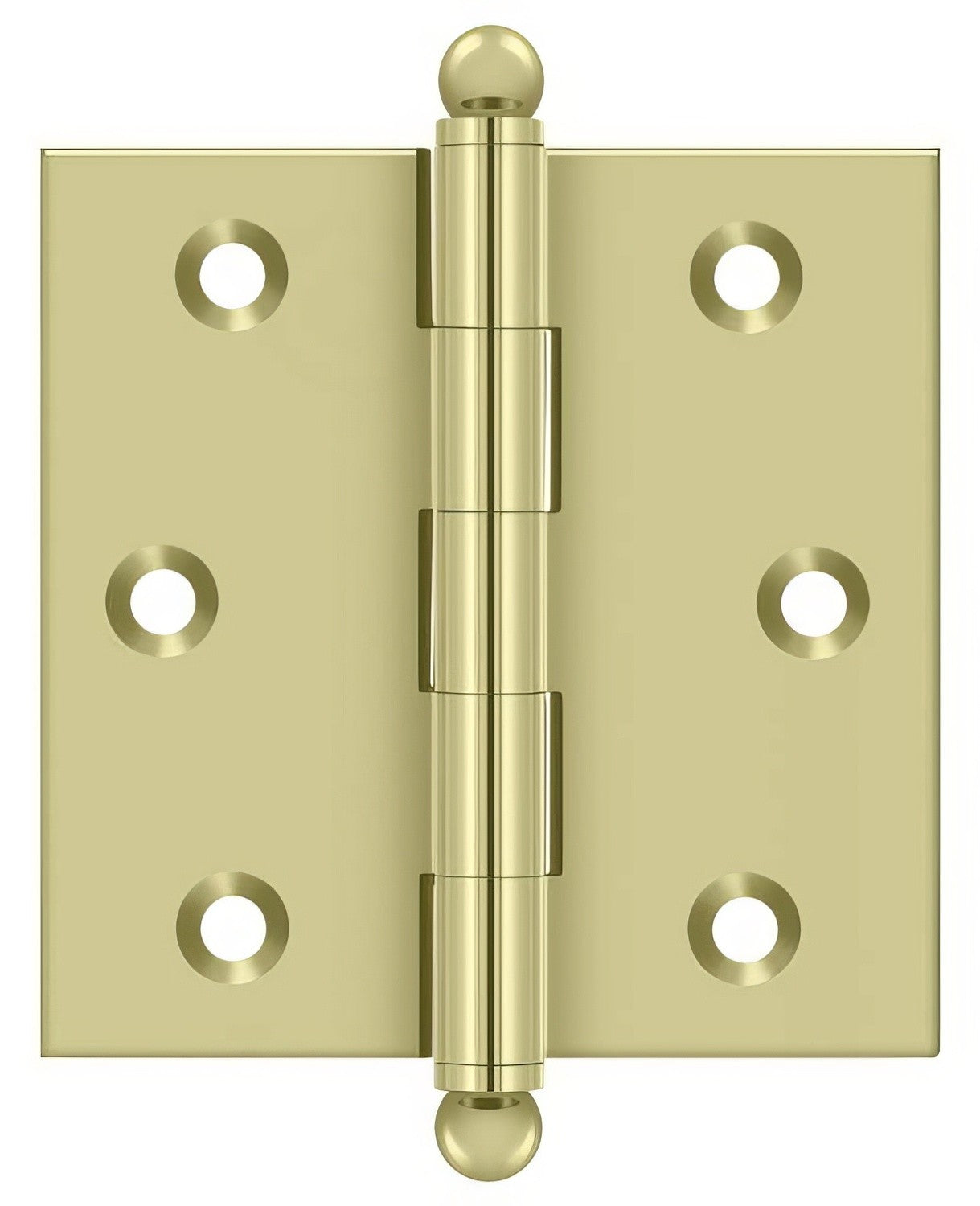 Deltana CH2525 2-1/2" x 2-1/2" Hinge with Ball Tip Finials