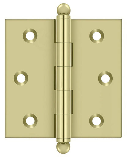 Deltana CH2525 2-1/2" x 2-1/2" Hinge with Ball Tip Finials