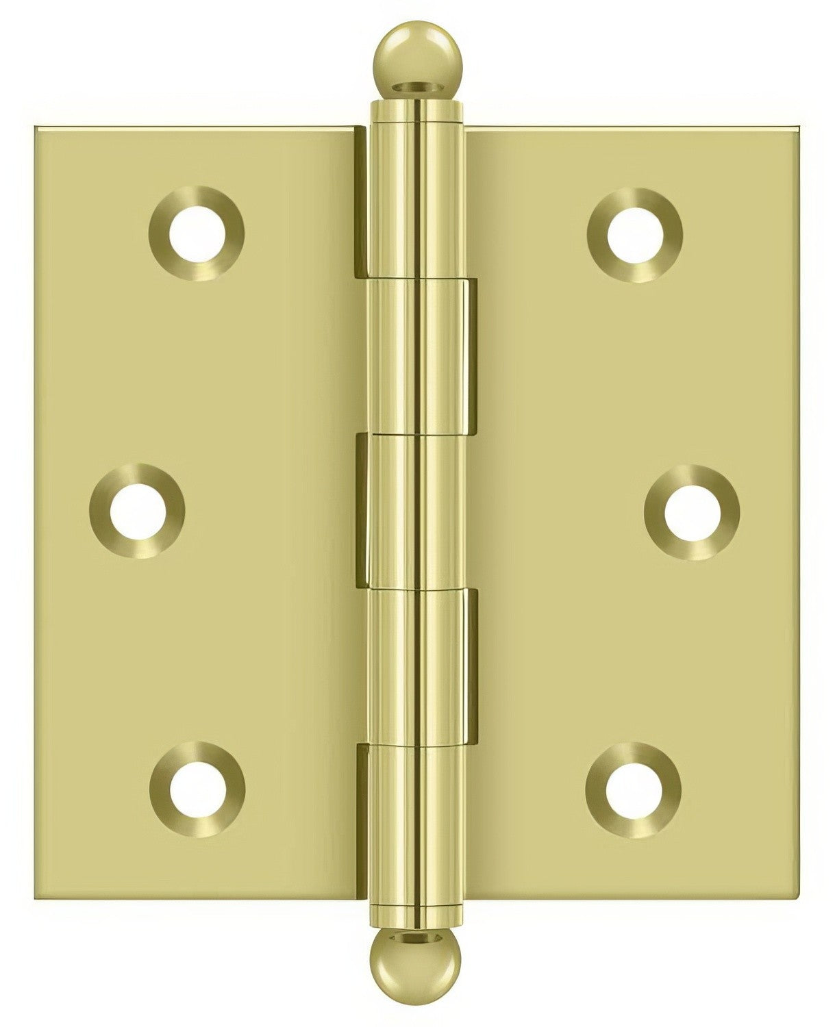 Deltana CH2525 2-1/2" x 2-1/2" Hinge with Ball Tip Finials