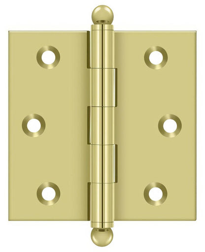 Deltana CH2525 2-1/2" x 2-1/2" Hinge with Ball Tip Finials