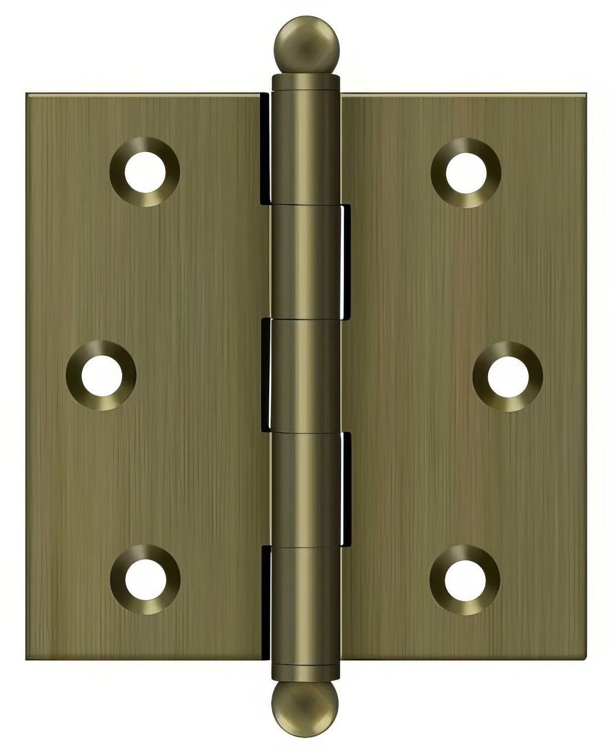 Deltana CH2525 2-1/2" x 2-1/2" Hinge with Ball Tip Finials