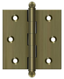 Deltana CH2525 2-1/2" x 2-1/2" Hinge with Ball Tip Finials