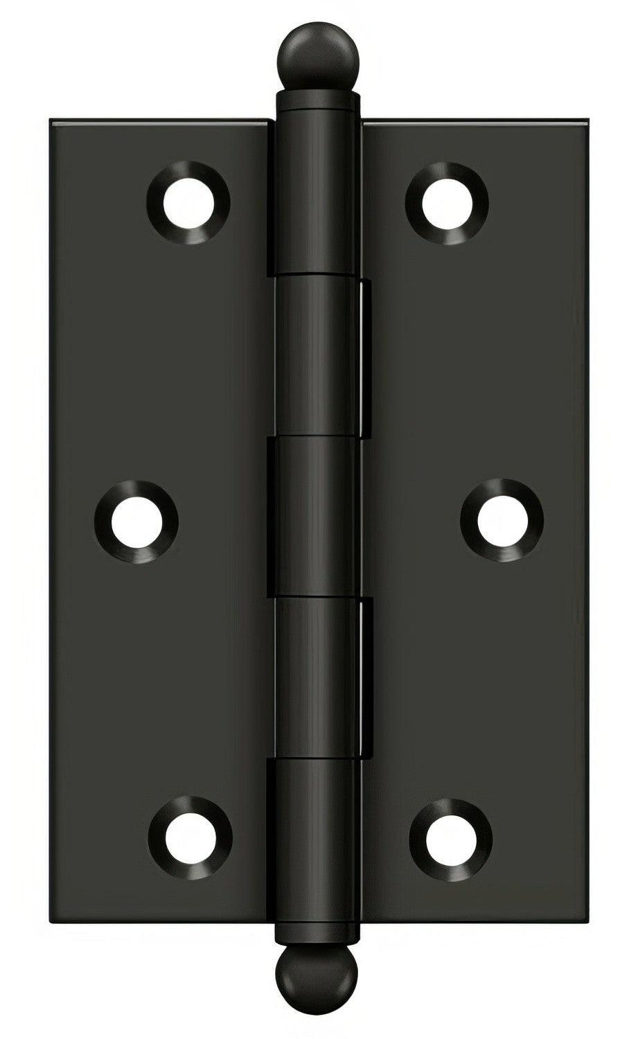 Deltana CH3020 Set of 2 3" x 2" Hinge with Ball Tip Finials