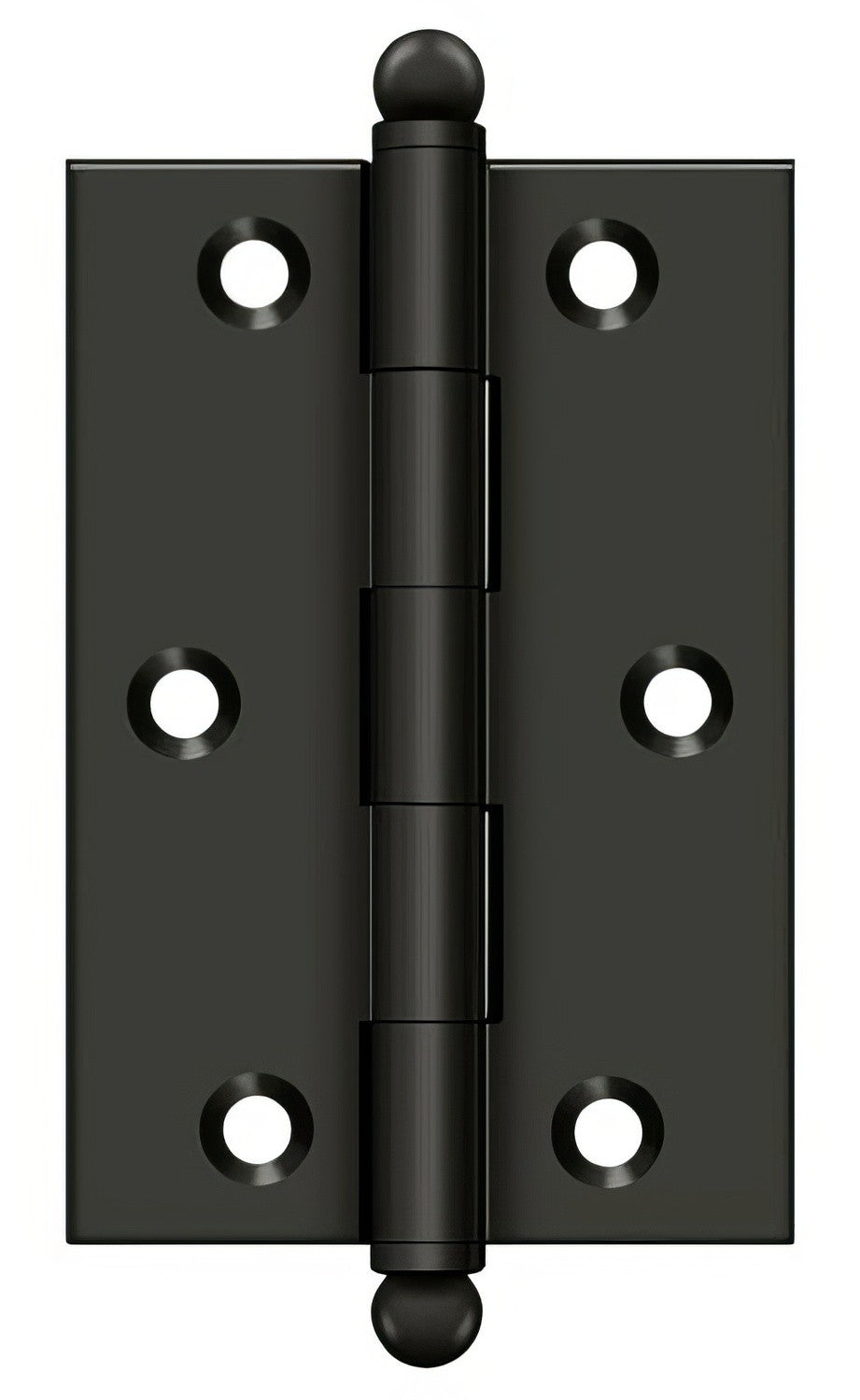 Deltana CH3020 Set of 2 3" x 2" Hinge with Ball Tip Finials