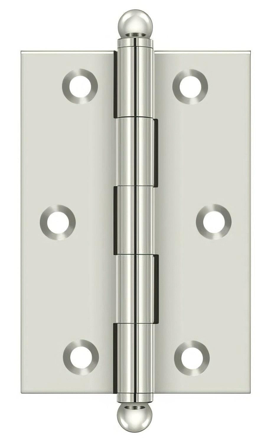 Deltana CH3020 Set of 2 3" x 2" Hinge with Ball Tip Finials