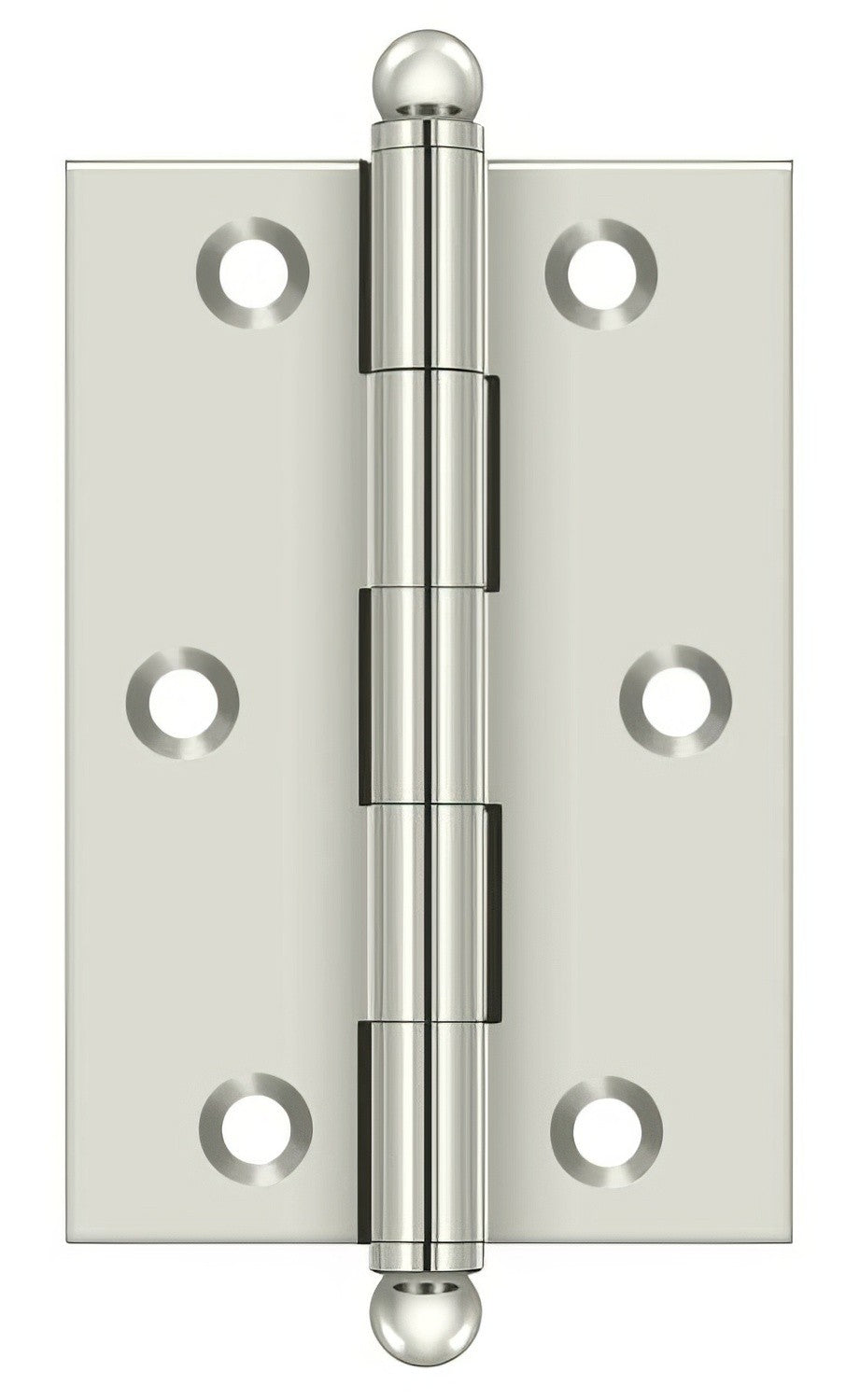 Deltana CH3020 Set of 2 3" x 2" Hinge with Ball Tip Finials
