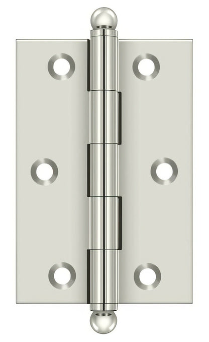 Deltana CH3020 Set of 2 3" x 2" Hinge with Ball Tip Finials