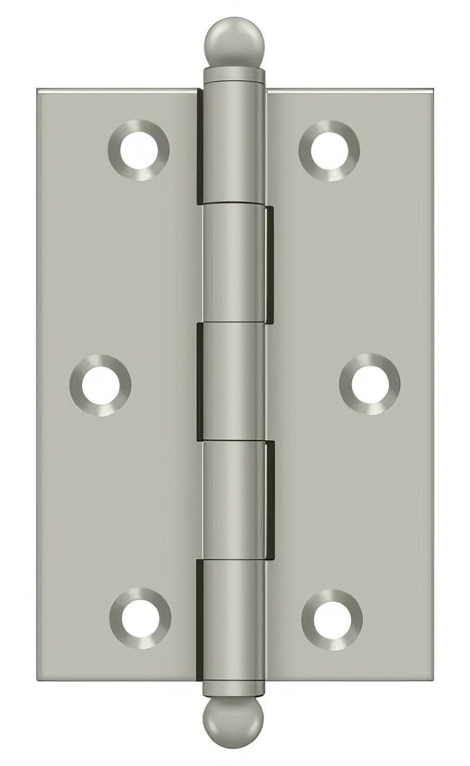 Deltana CH3020 Set of 2 3" x 2" Hinge with Ball Tip Finials