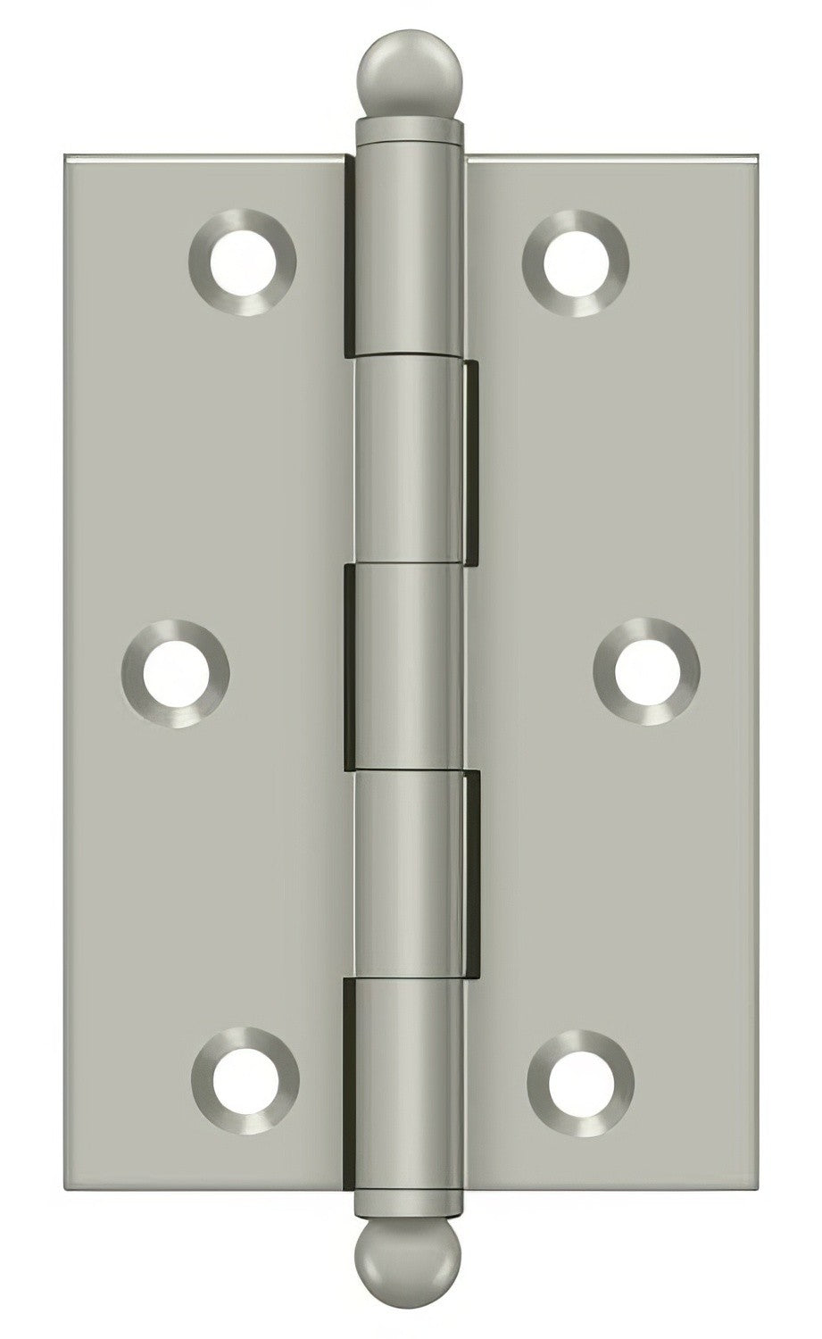 Deltana CH3020 Set of 2 3" x 2" Hinge with Ball Tip Finials