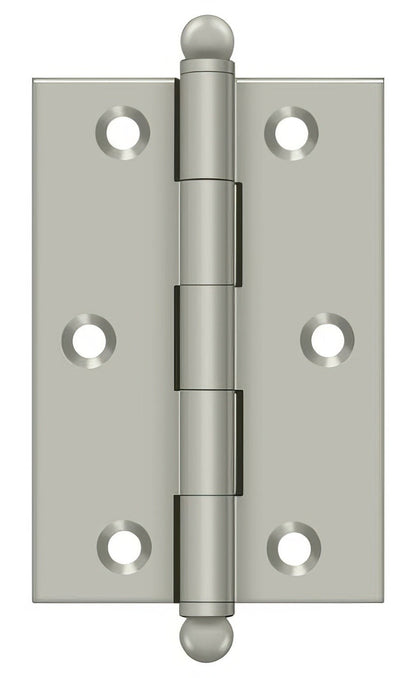 Deltana CH3020 Set of 2 3" x 2" Hinge with Ball Tip Finials