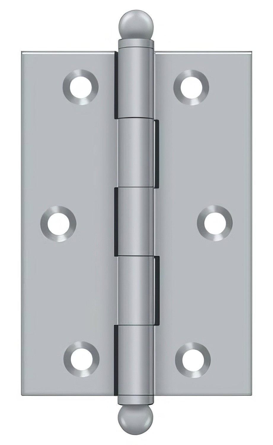 Deltana CH3020 Set of 2 3" x 2" Hinge with Ball Tip Finials