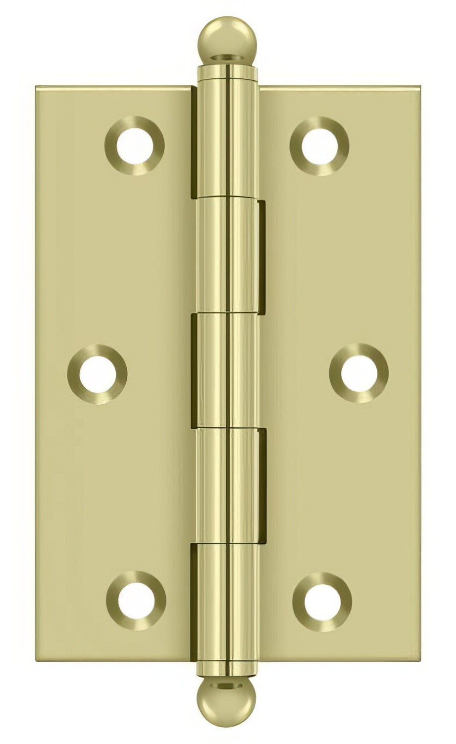 Deltana CH3020 Set of 2 3" x 2" Hinge with Ball Tip Finials
