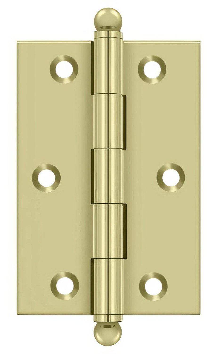 Deltana CH3020 Set of 2 3" x 2" Hinge with Ball Tip Finials