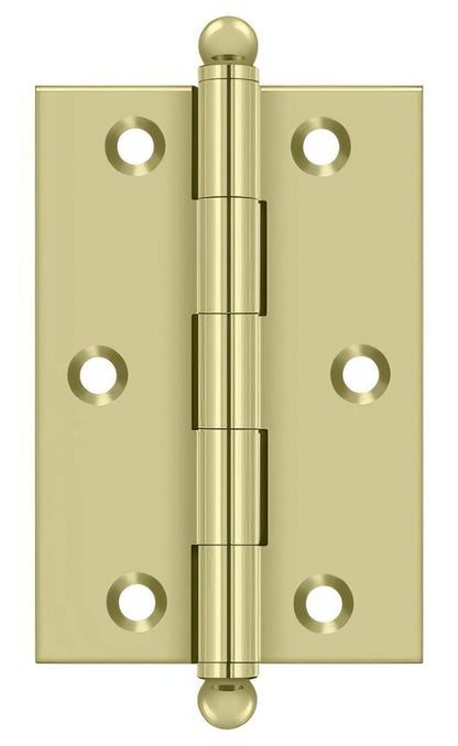 Deltana CH3020 Set of 2 3" x 2" Hinge with Ball Tip Finials