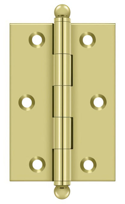 Deltana CH3020 Set of 2 3" x 2" Hinge with Ball Tip Finials