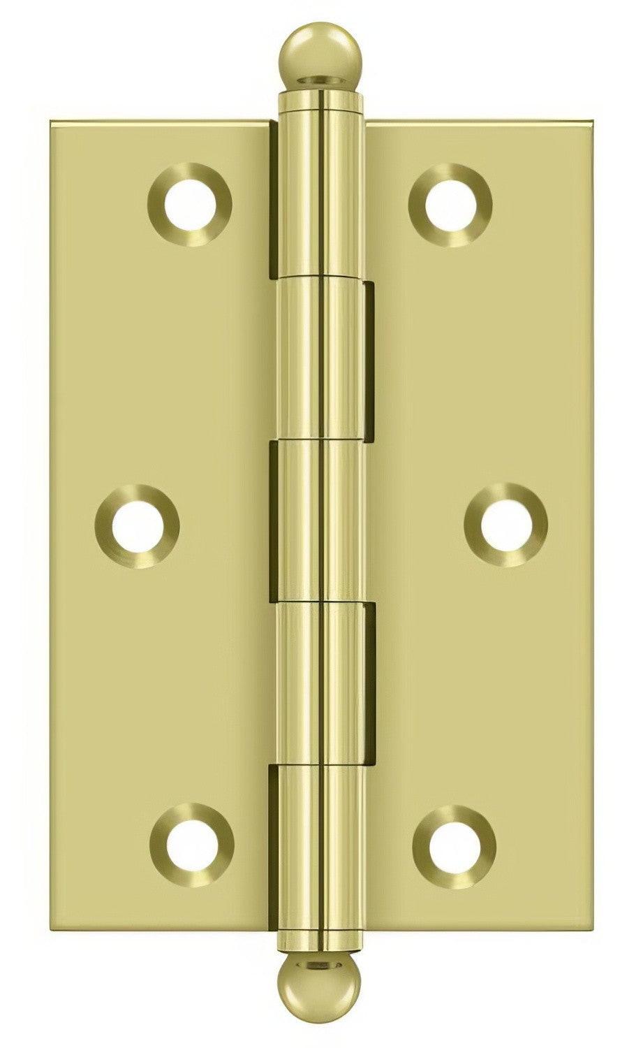 Deltana CH3020 Set of 2 3" x 2" Hinge with Ball Tip Finials