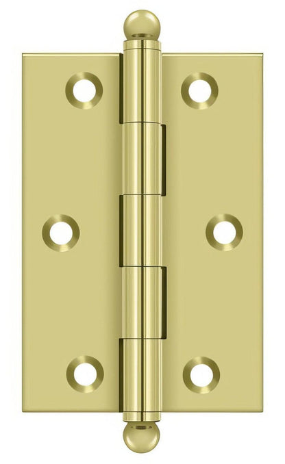 Deltana CH3020 Set of 2 3" x 2" Hinge with Ball Tip Finials