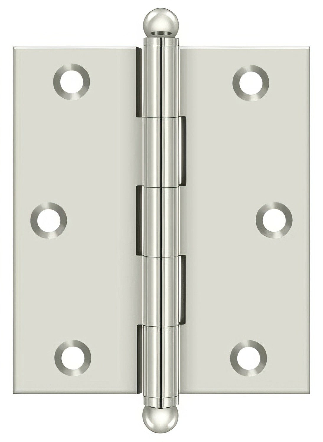 Deltana CH3025 3" x 2-1/2" Hinge with Ball Tip Finials