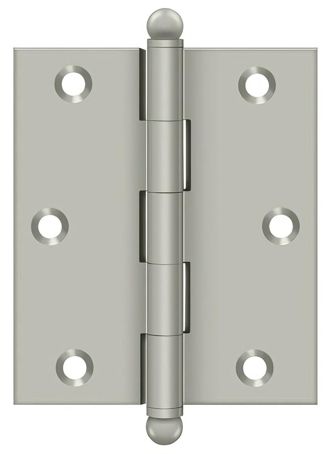 Deltana CH3025 3" x 2-1/2" Hinge with Ball Tip Finials