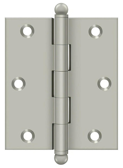 Deltana CH3025 3" x 2-1/2" Hinge with Ball Tip Finials