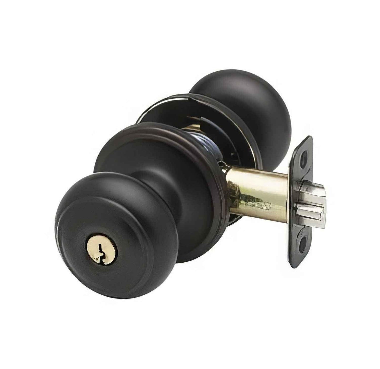 Copper Creek CK2040 Colonial Style Keyed Entry Door Knob