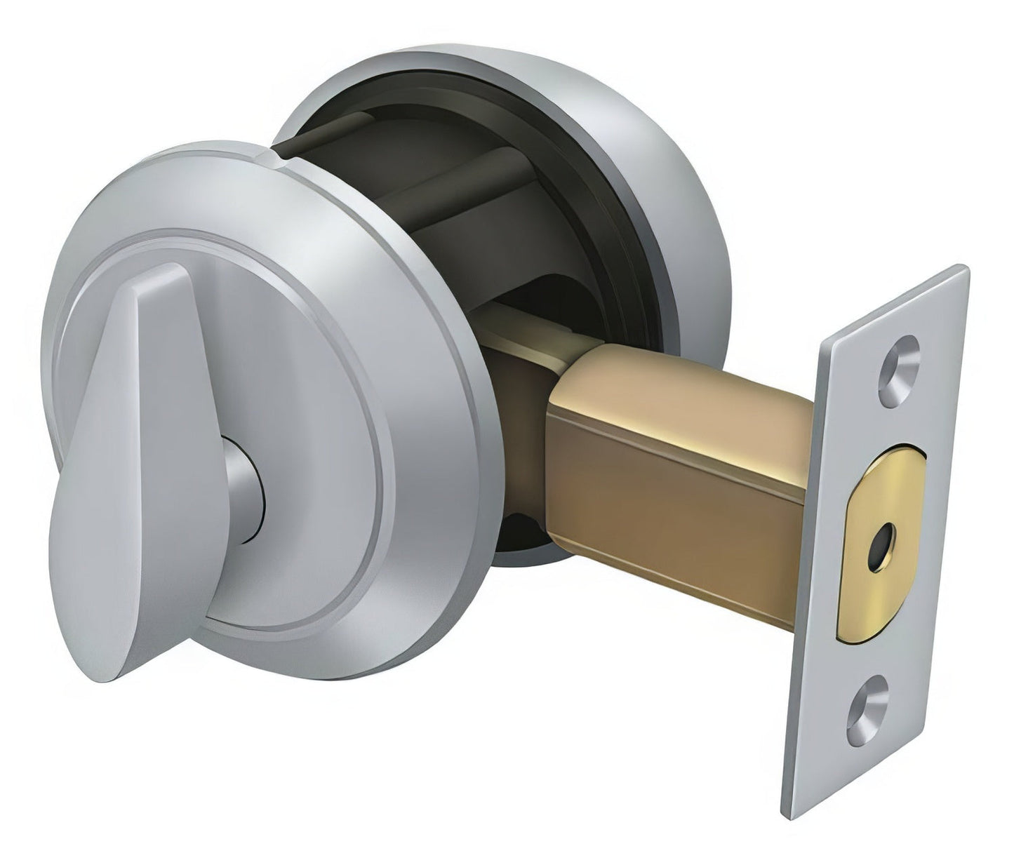 Deltana CL200LM 2-1/2" Grade 1 Commercial Single Cylinder Deadbolt.