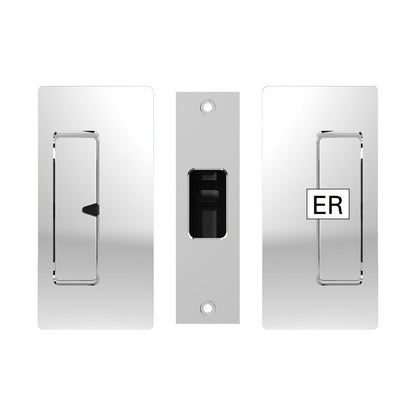 Cavilock CL205D00 Magnetic Privacy Pocket Door Set for 1-3/4" Thick Door
