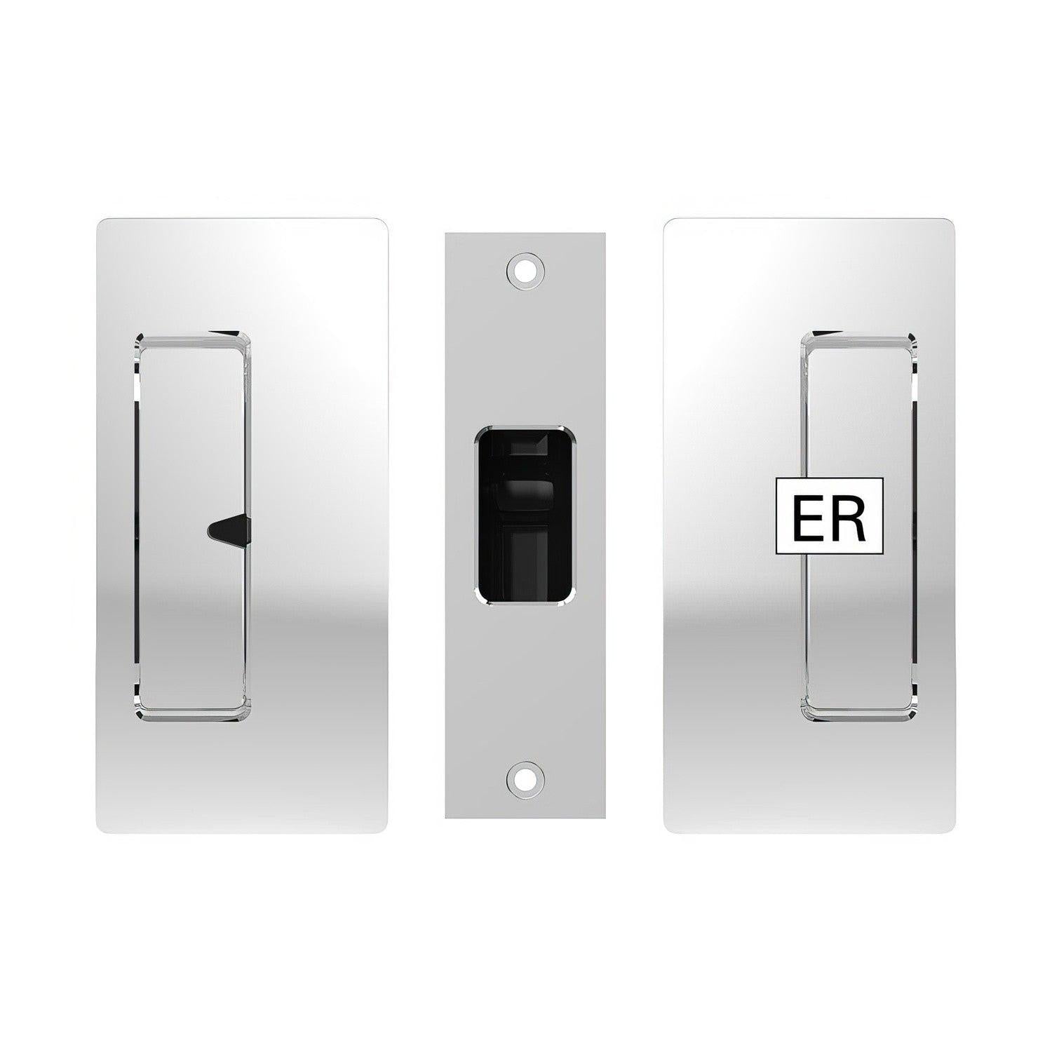 Cavilock CL205D00 Magnetic Privacy Pocket Door Set for 1-3/4" Thick Door