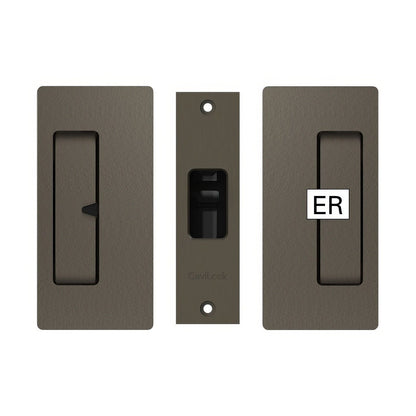 Cavilock CL205D00 Magnetic Privacy Pocket Door Set for 1-3/4" Thick Door