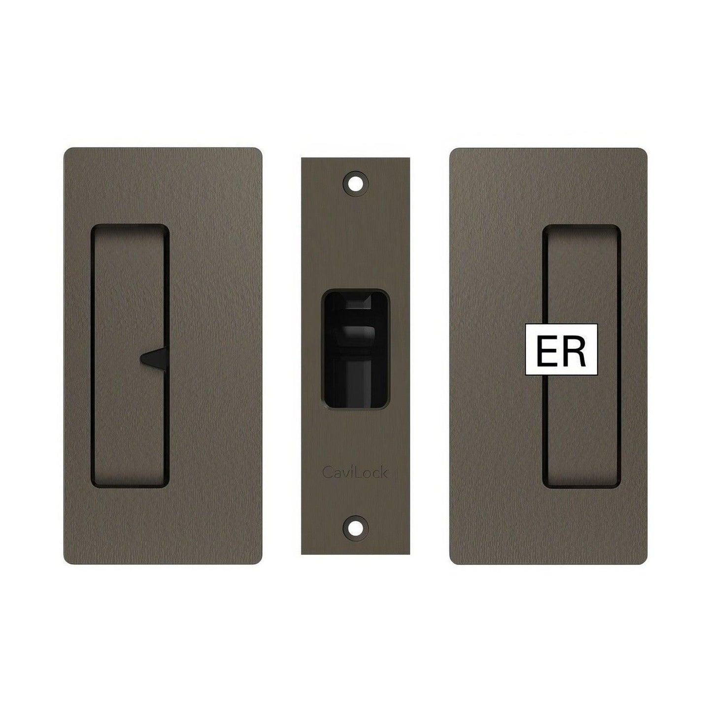 Cavilock CL205D00 Magnetic Privacy Pocket Door Set for 1-3/4" Thick Door