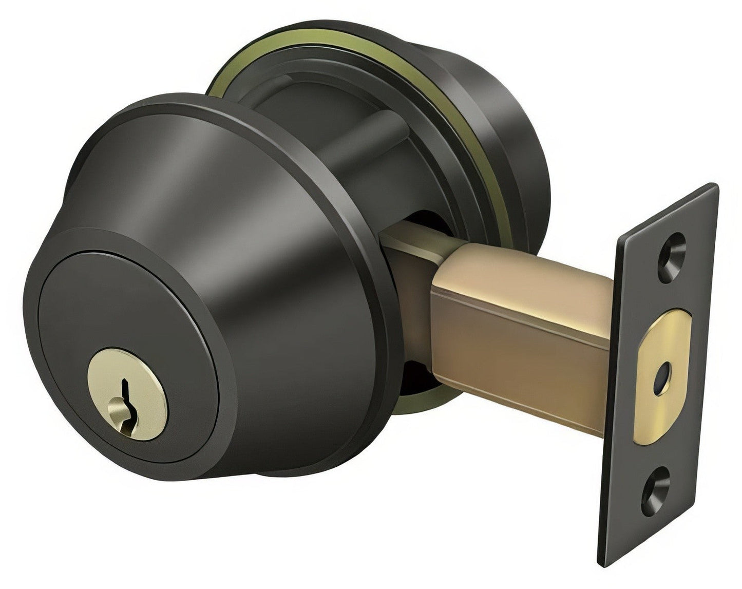Deltana CL210LA 2-1/2" Grade 2 Commercial Double Cylinder Deadbolt.