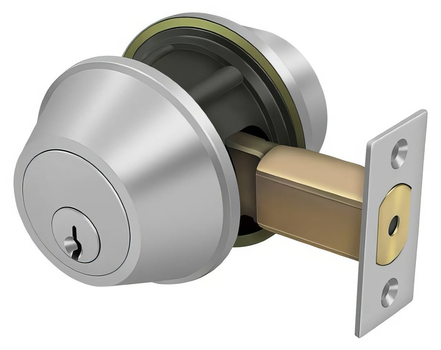 Deltana CL210LA 2-1/2" Grade 2 Commercial Double Cylinder Deadbolt.