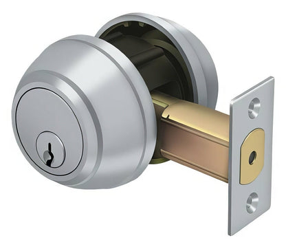 Deltana CL210LM 2-1/2" Grade 1 Commercial Double Cylinder Deadbolt