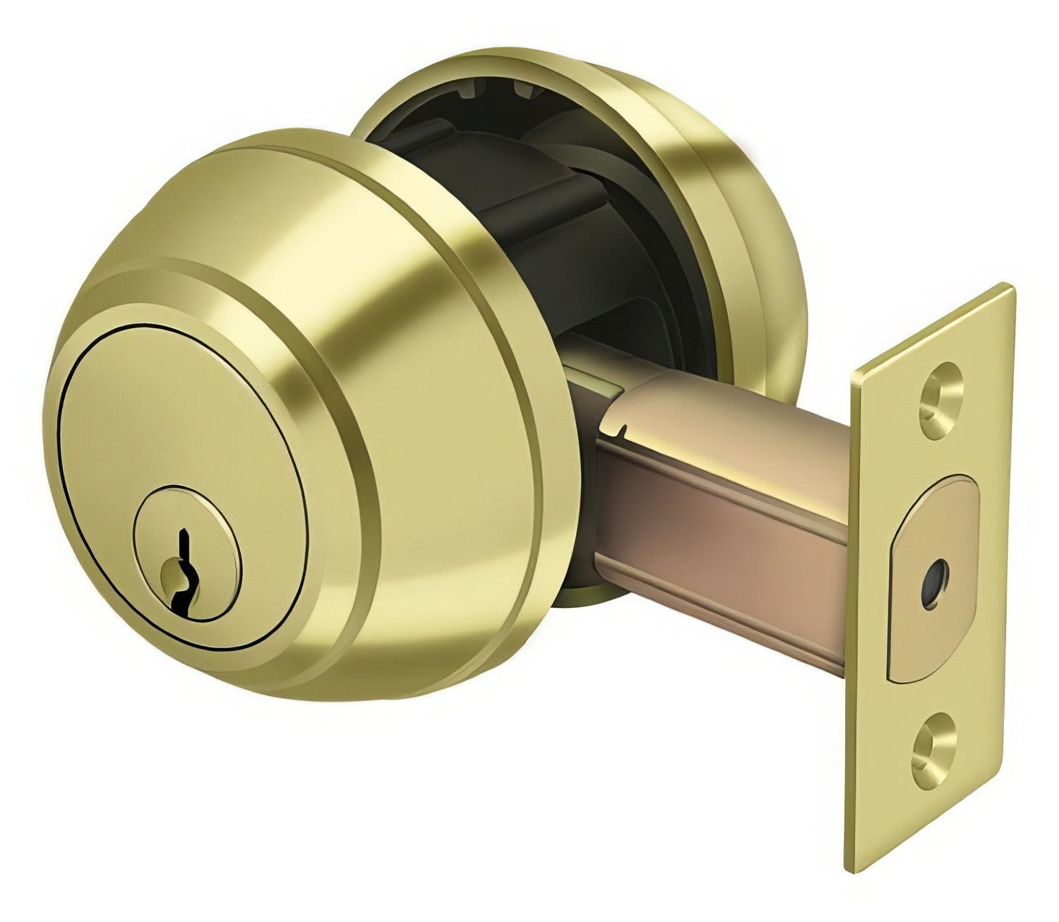 Deltana CL210LM 2-1/2" Grade 1 Commercial Double Cylinder Deadbolt.