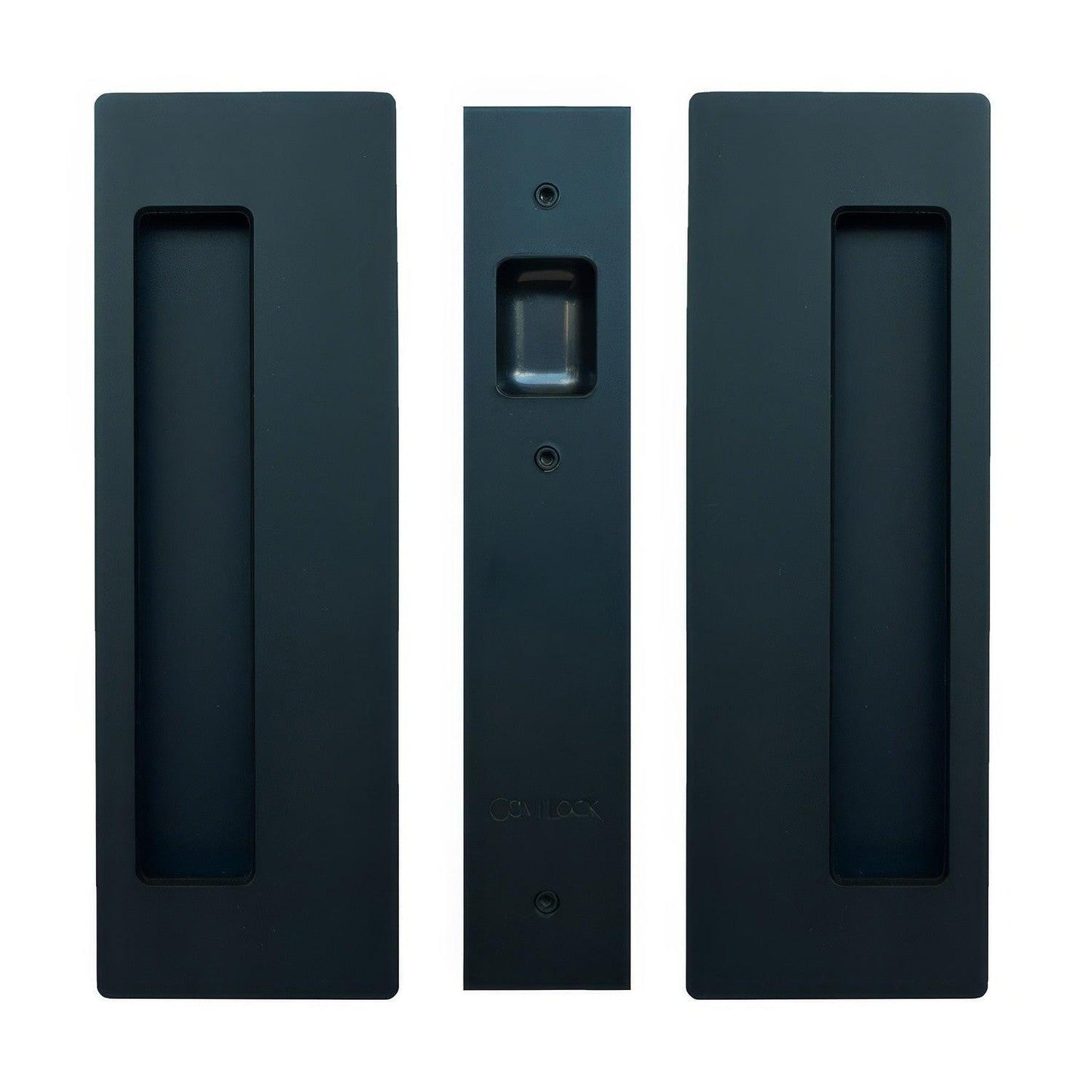 Cavilock 1 3/4" Non-Latching Passage Handle Pocket Door Lock.
