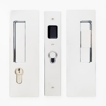 Cavilock 1 3/8" Left Hand Key/Right Hand Snib Key Locking Pocket Door Lock.