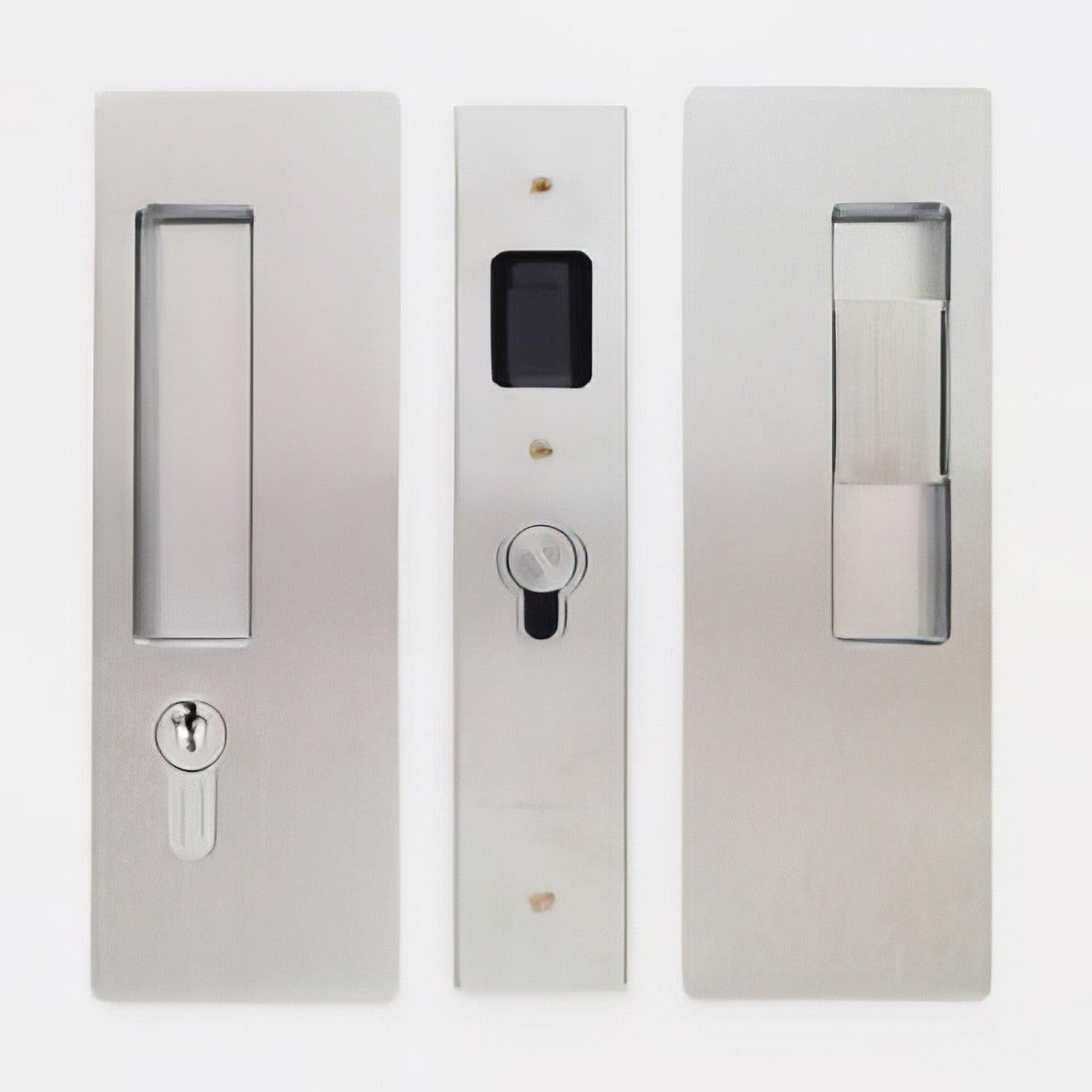 Cavilock 1 3/4" Left Hand Key/Right Hand Snib Key Locking Pocket Door Lock.