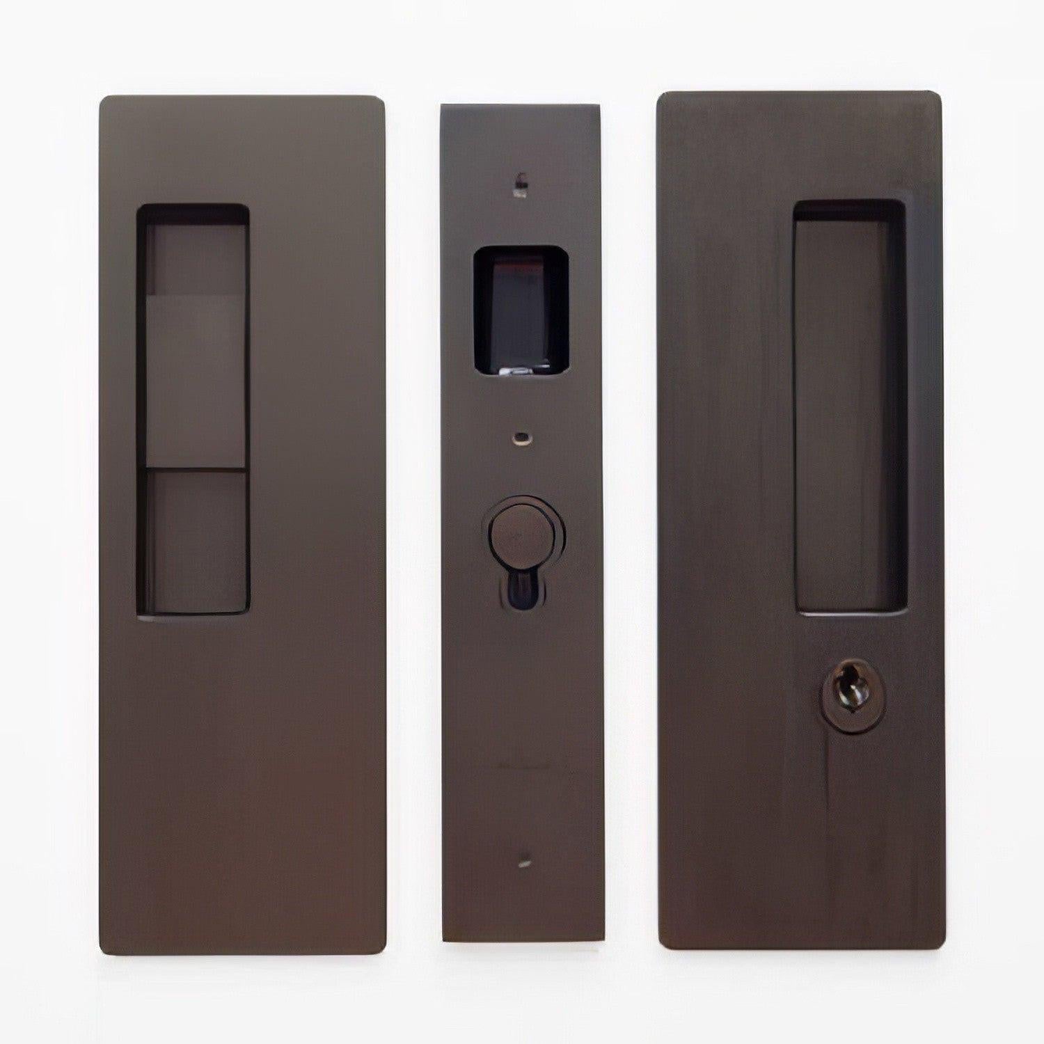 Cavilock 1 3/8" Left Hand Snib/Right Hand Key Key Locking Pocket Door Lock.