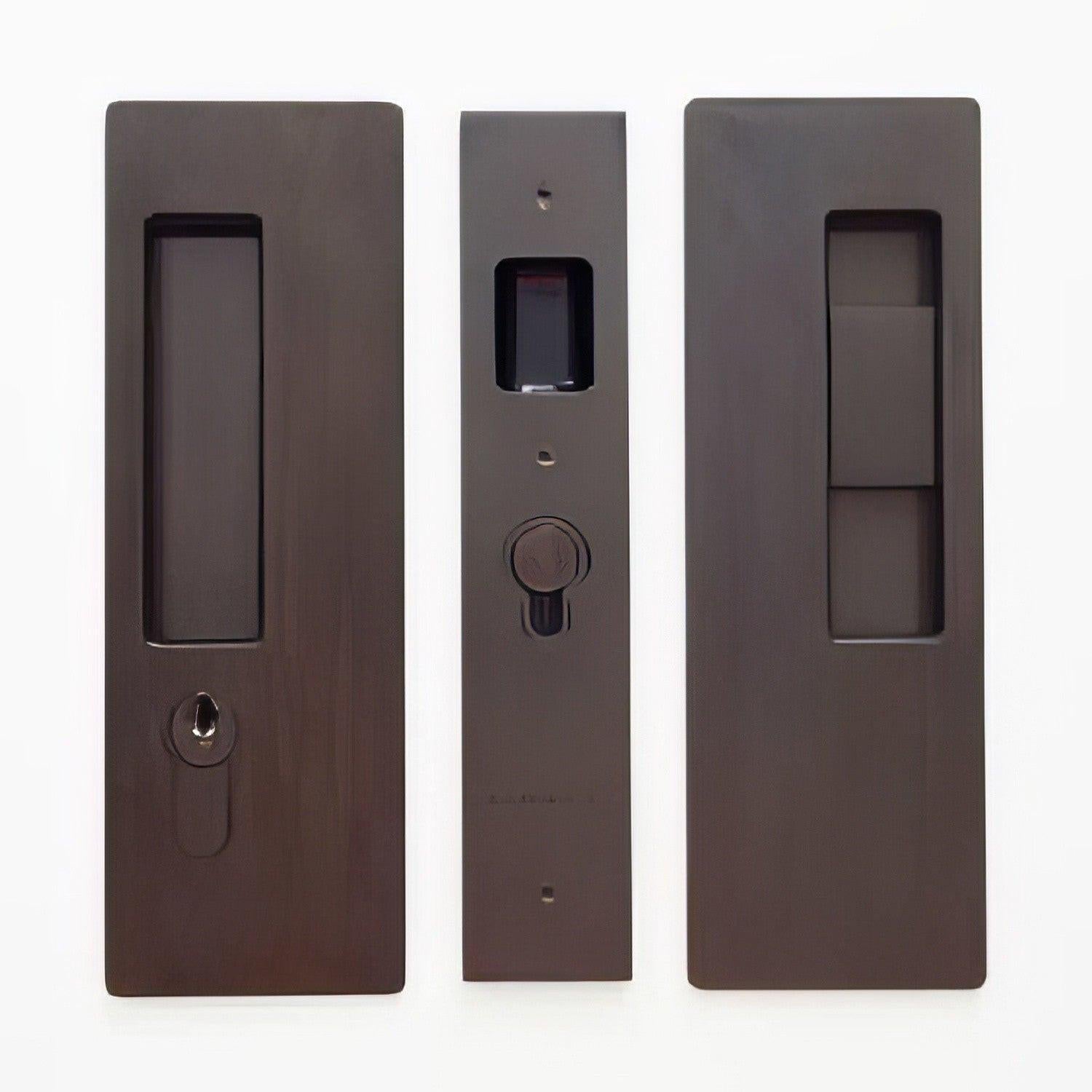Cavilock 1 3/8" Left Hand Key/Right Hand Snib Key Locking Pocket Door Lock.