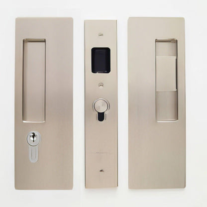 Cavilock 1 3/4" Left Hand Key/Right Hand Snib Key Locking Pocket Door Lock.