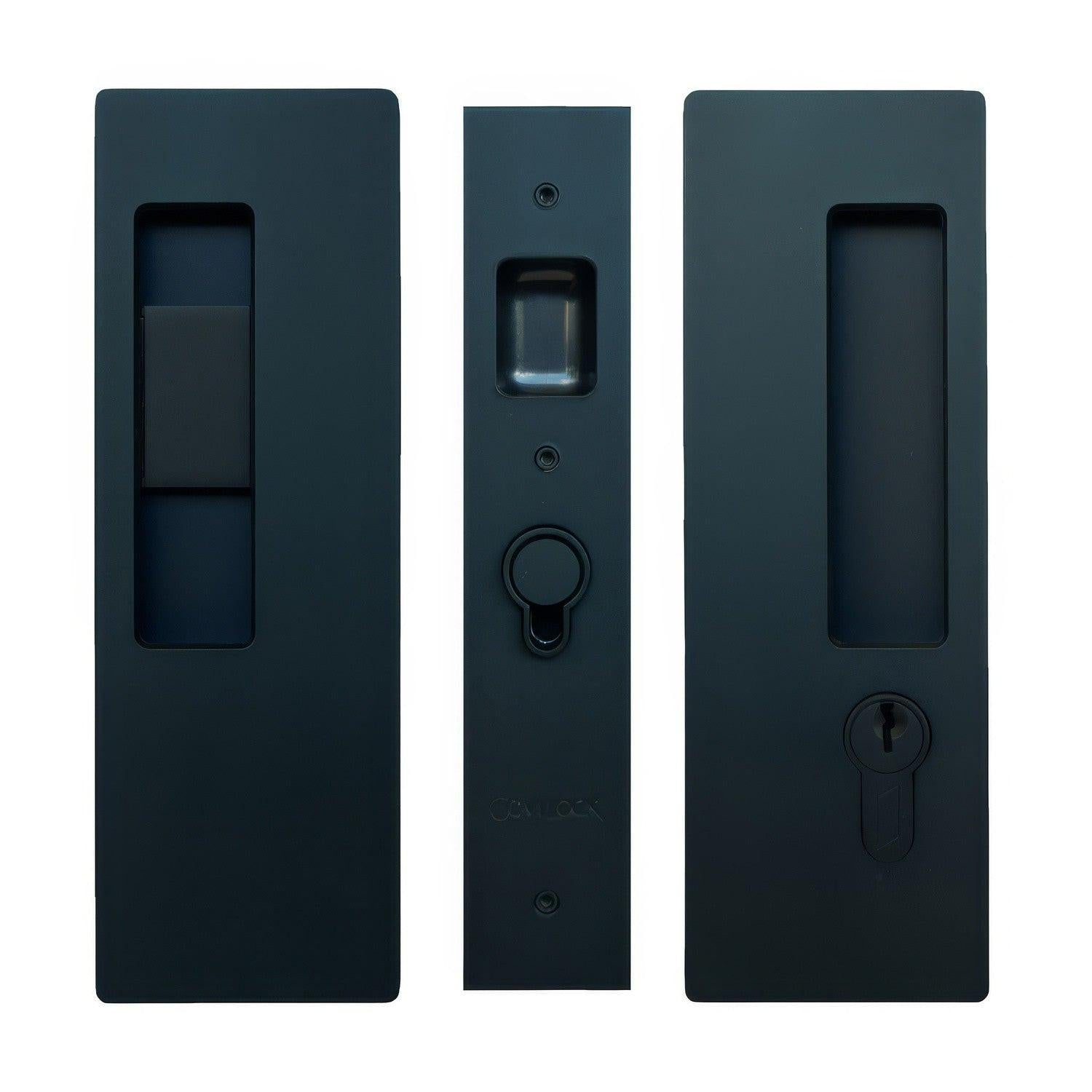 Cavilock 1 3/8" Left Hand Snib/Right Hand Key Key Locking Pocket Door Lock.