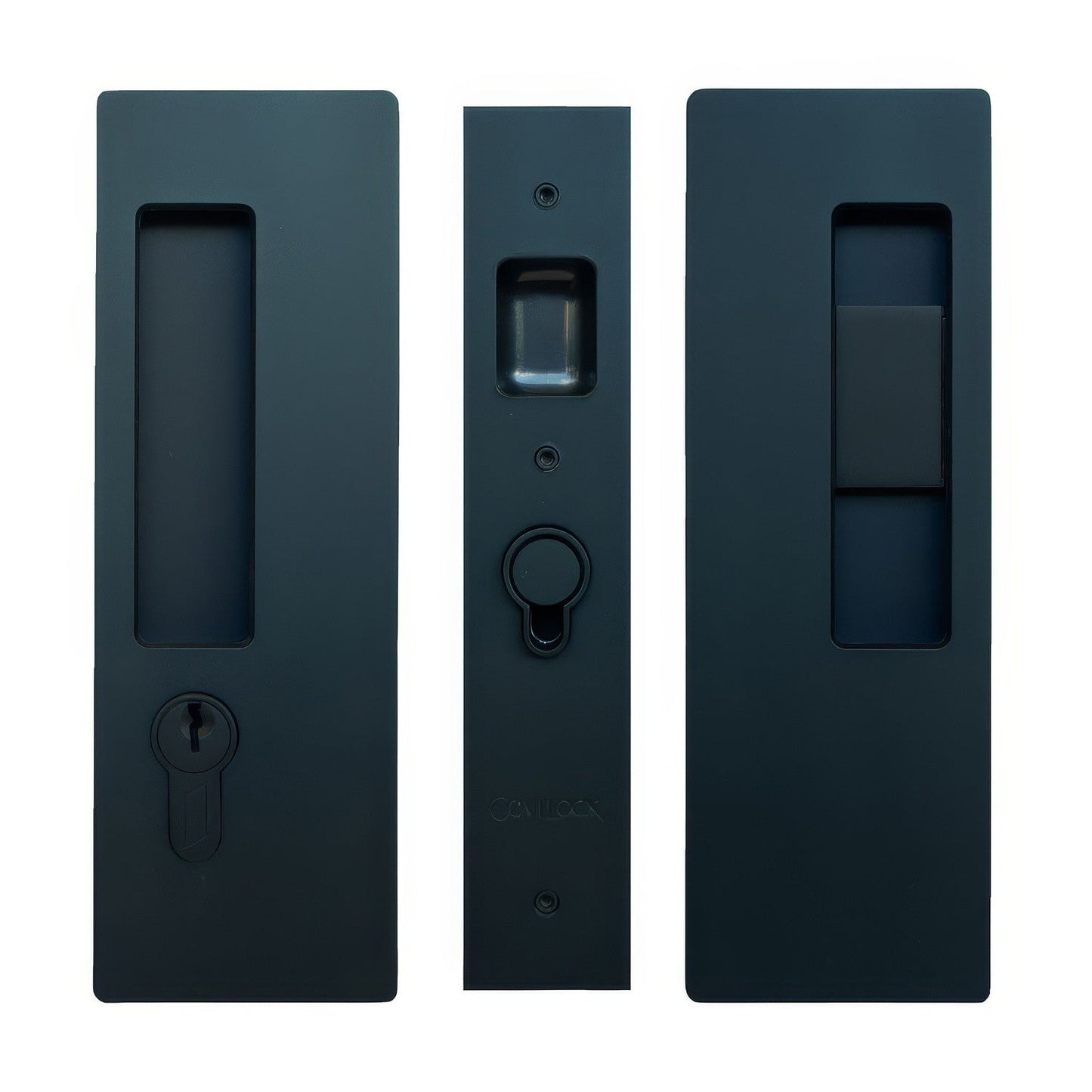 Cavilock 1 3/8" Left Hand Key/Right Hand Snib Key Locking Pocket Door Lock.