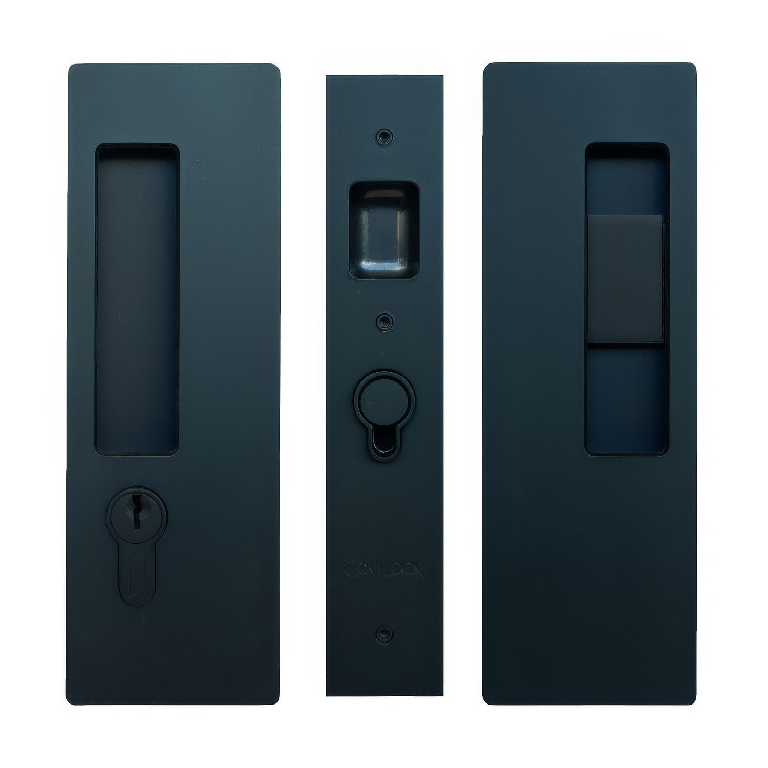 Cavilock 1 3/8" Left Hand Key/Right Hand Snib Key Locking Pocket Door Lock.