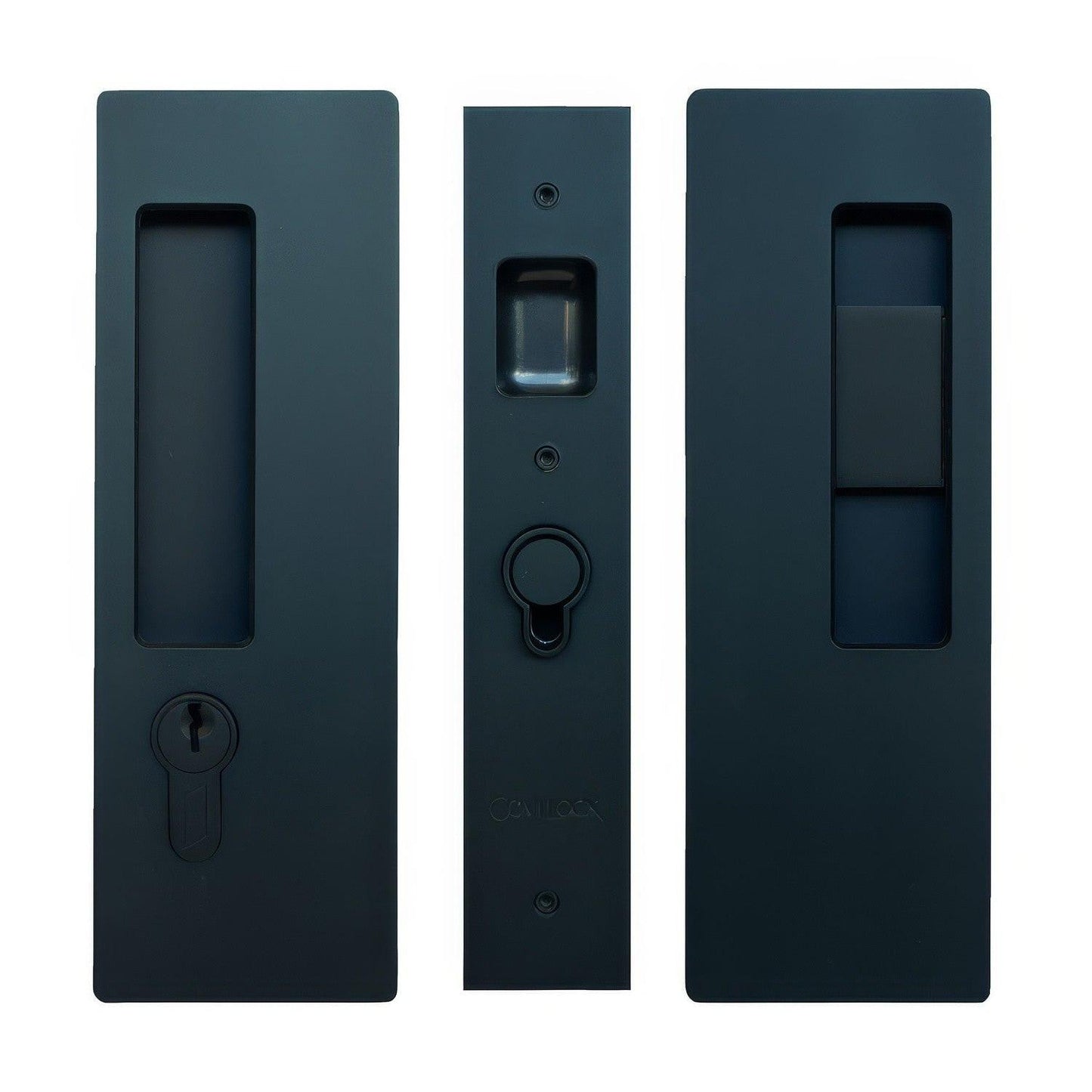Cavilock 1 3/4" Left Hand Key/Right Hand Snib Key Locking Pocket Door Lock.