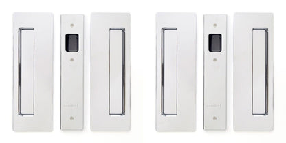 Cavilock 1 3/8" Non Magnetic Non Latching Passage Pocket Door Lock